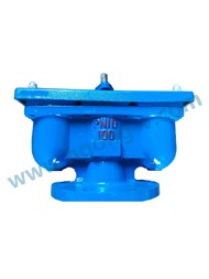 DIN/API cast iron conbine floating ball valve air release valve